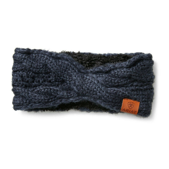 Ariat® Ladies Navy Cable Knit Headband 10033366