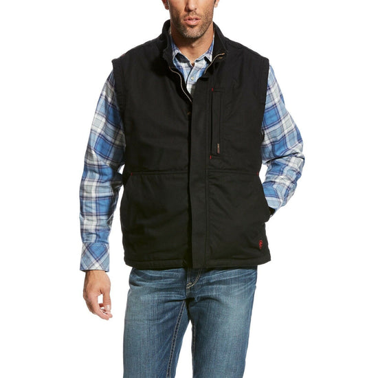 Ariat® Men's FR Workhorse Black Insulated Vest 10024030