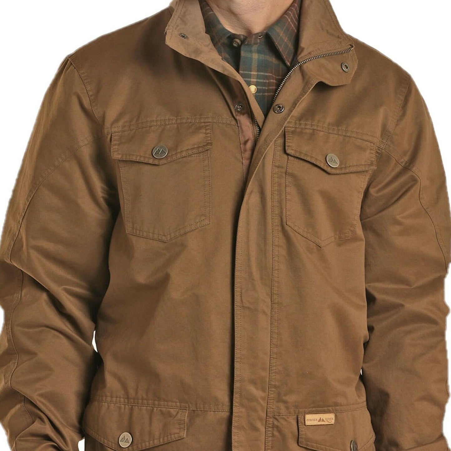 Load image into Gallery viewer, Powder River Outfitters Men&amp;#39;s Rancher Brown Jacket 92-6755-25
