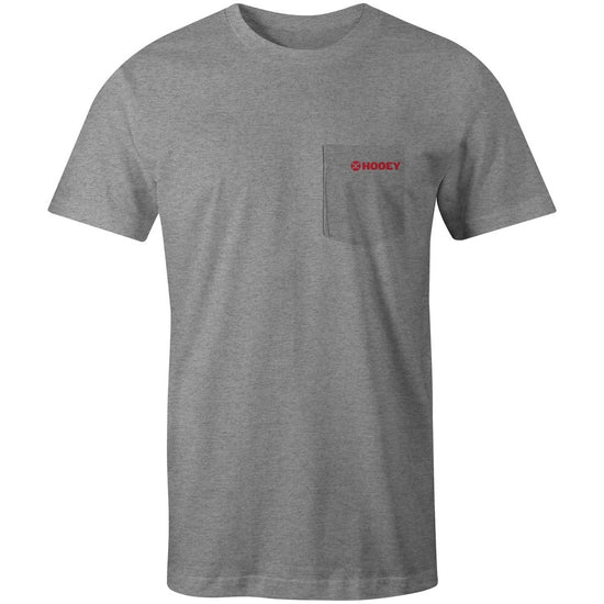 Hooey Men's "Suds" Red & Blue Logo Grey Crew Neck T-Shirt HT1519GY