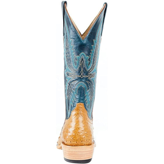 Load image into Gallery viewer, Macie Bean Ladies Antique Saddle Full Quill  Navy Boots M9503
