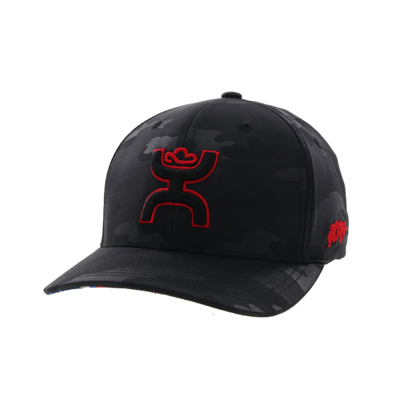 Hooey Men's Chris Kyle 6-panel Black Camo Flexfit Cap CK022