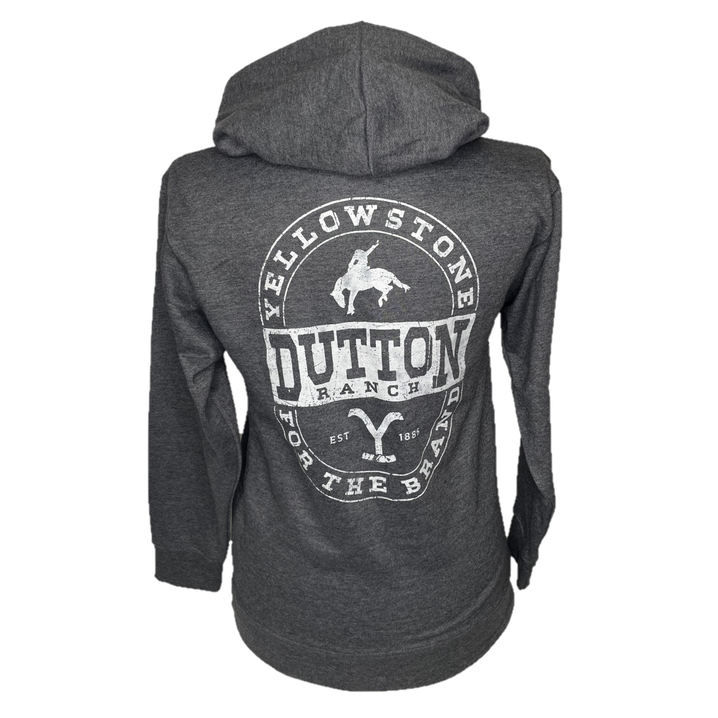 Yellowstone® Men's Dutton Ranch Heather Charcoal Hoodie 66-259-323