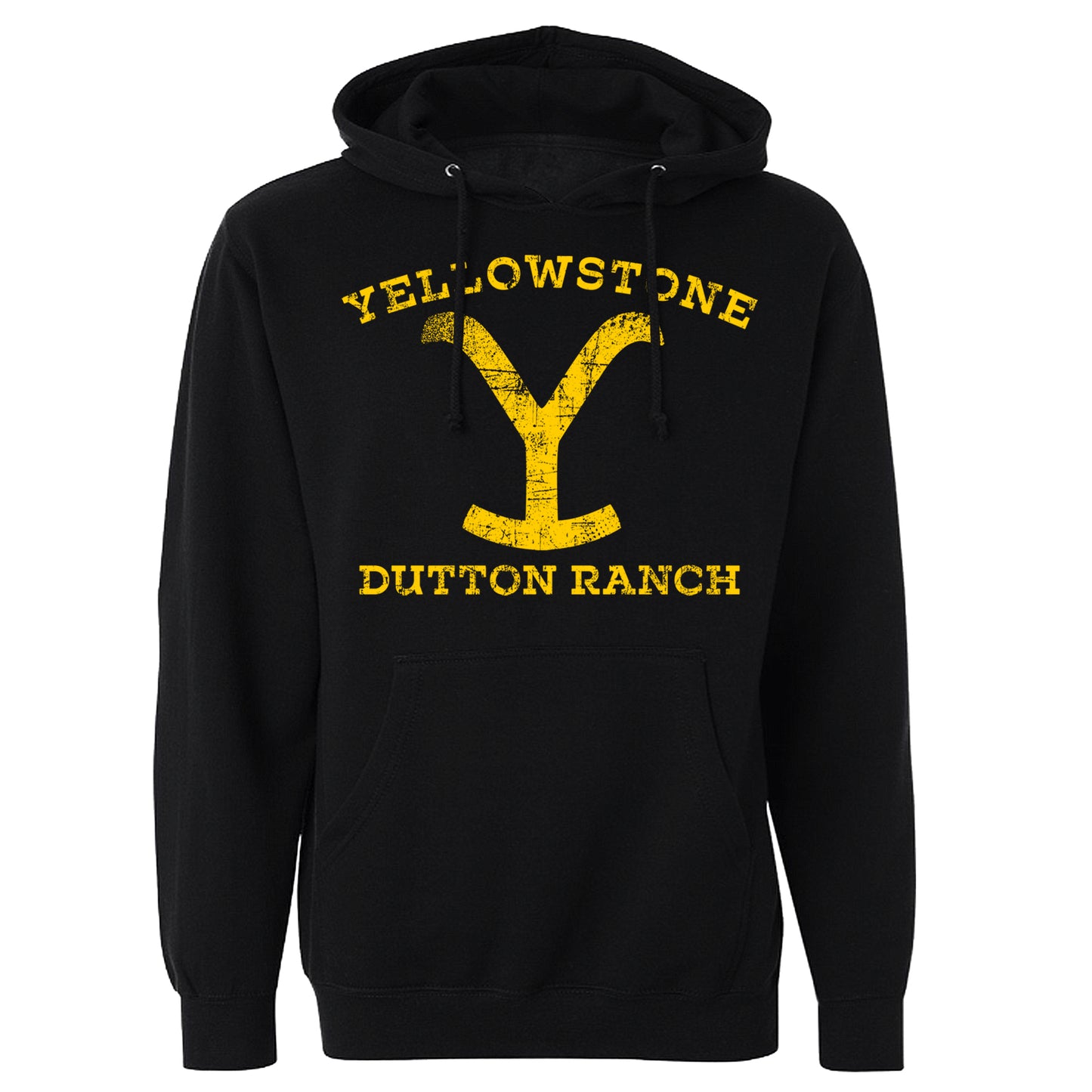 Yellowstone Men's Dutton Ranch Black Pullover Hoodie 66-259-35