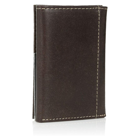Nocona Men's Tri-Fold Floral  Embossed Brown Leather Wallet N5417202