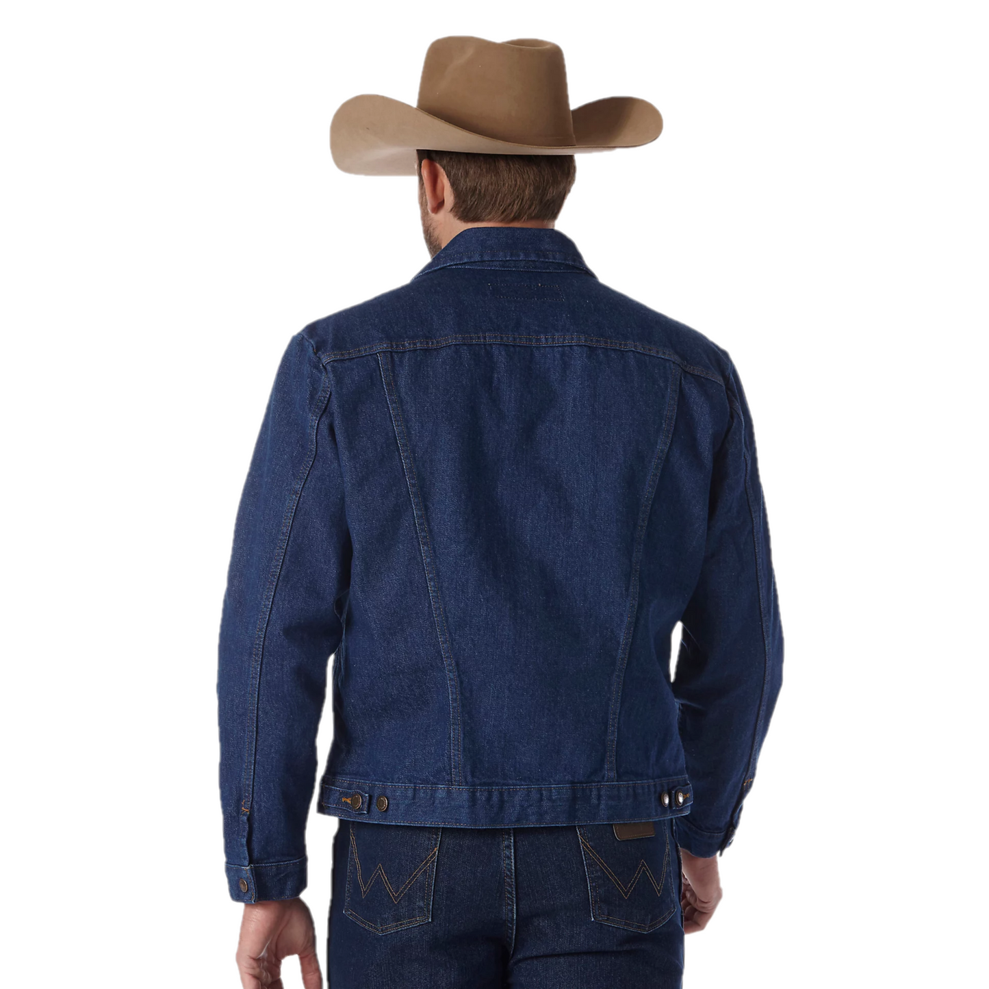 Wrangler® Men's Cowboy Cut Dark Wash Denim Jacket 74145PW