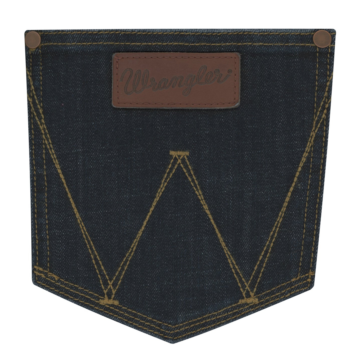 Wrangler Men's Retro Dark Blue Slim Fit Bootcut Jeans 77MWZDX