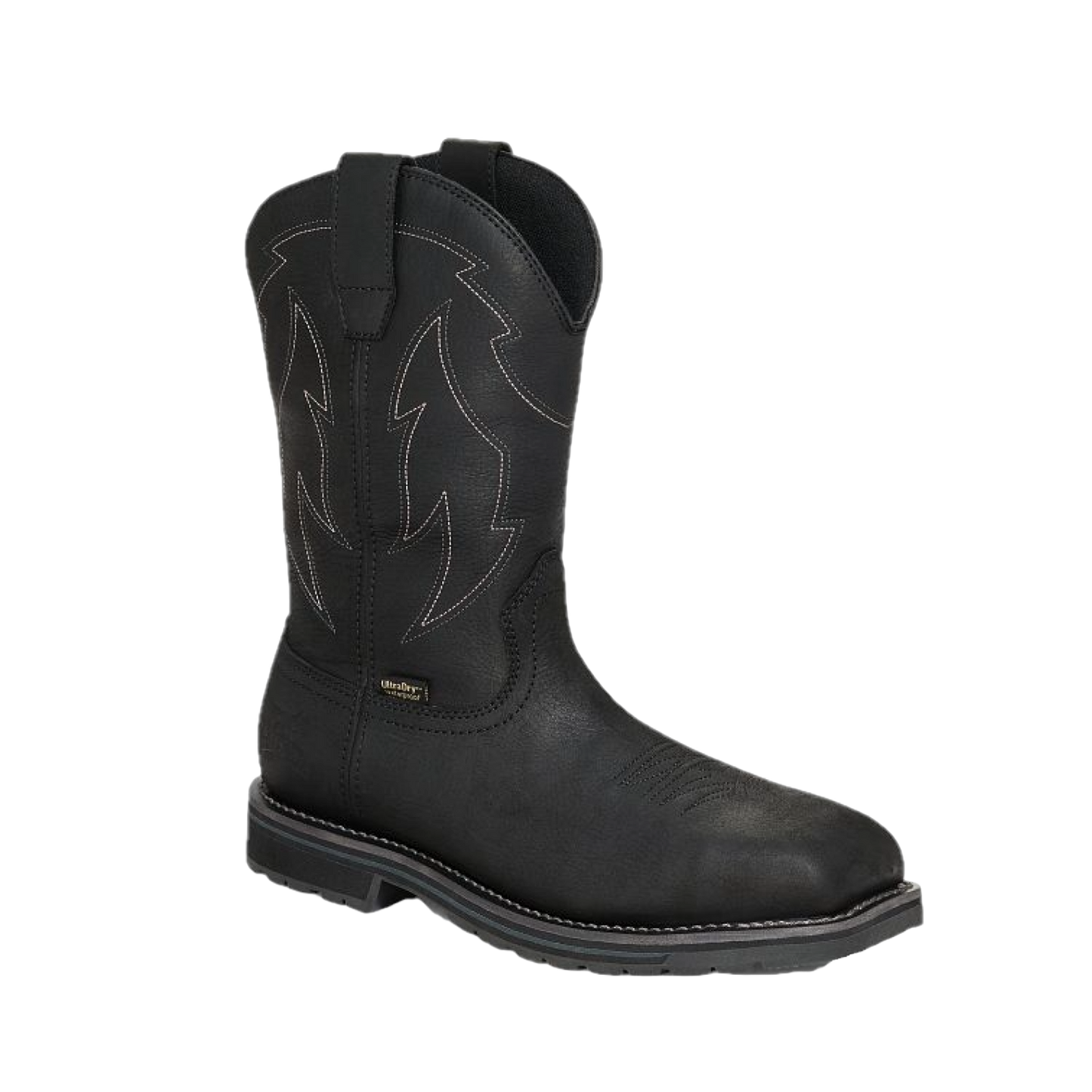 Irish Setter by Red Wing Men's 11" Kittson Black Leather Safety Toe Pull On Boots 83978