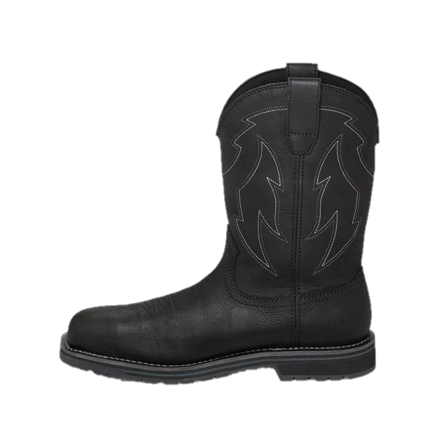 Red wing black pull top on boots