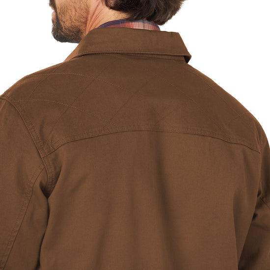 Wrangler Men's  Yoke Chore Monks Robe Brown Jacket 112318550