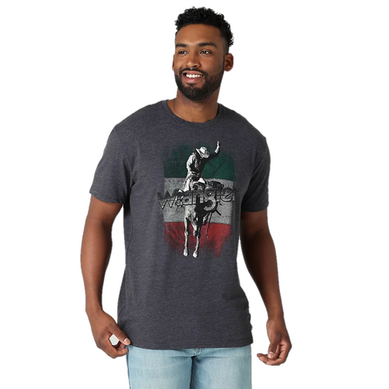 Wrangler® Men's Mexico Horse Rider Navy Graphic T-shirt 112315013