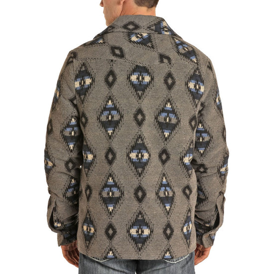Powder River Outfitters® Aztec Jacquard Charcoal Grey Jacket 92-6640