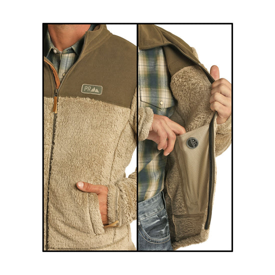 Powder River Outfitters Men's Micro Berber & Fleece Jacket 92-6698