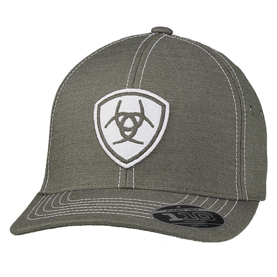 Ariat® Men's Logo Embroidered Grey Baseball Cap A300015206