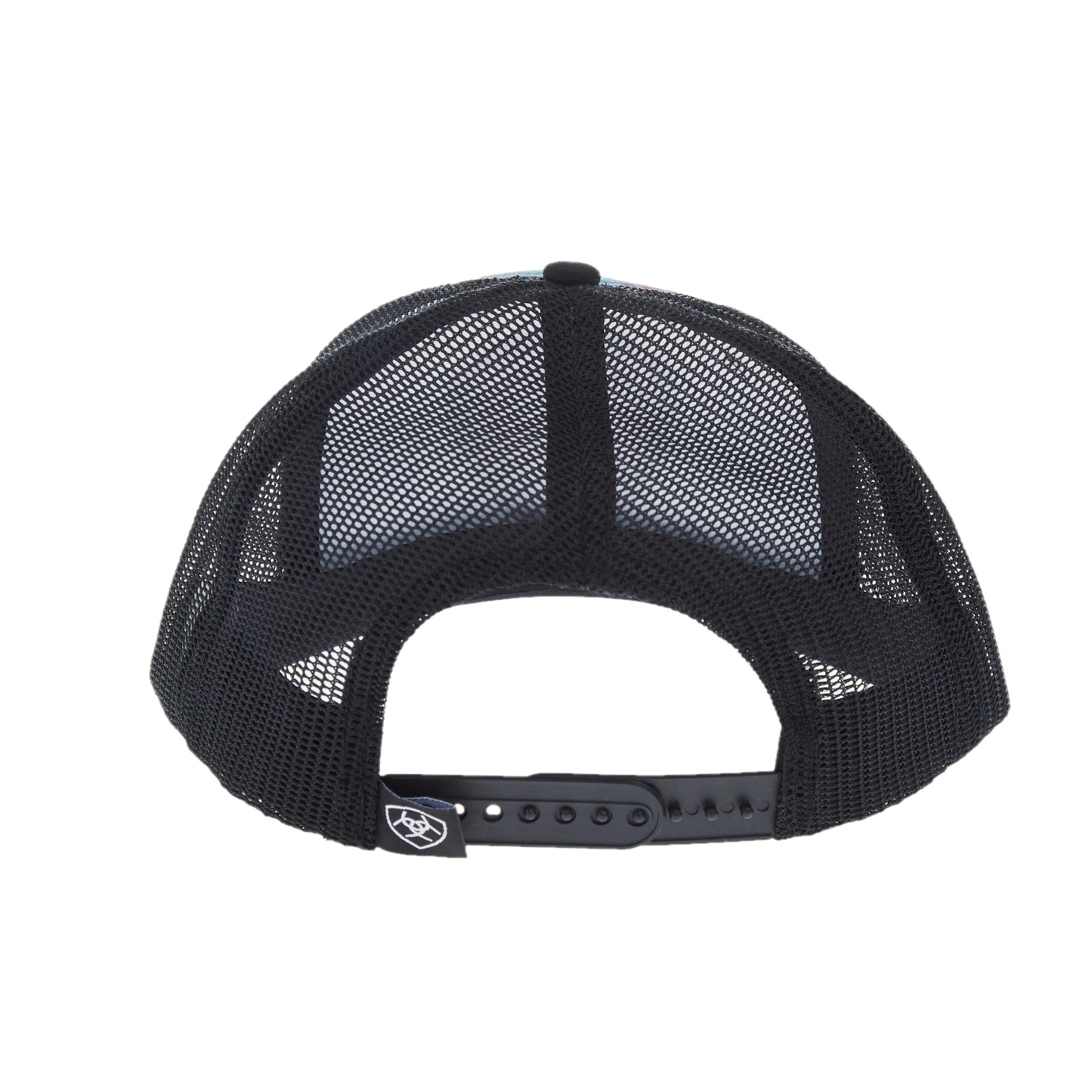 Ariat Men's Striped Shield Graphic Black Trucker Cap A300027001