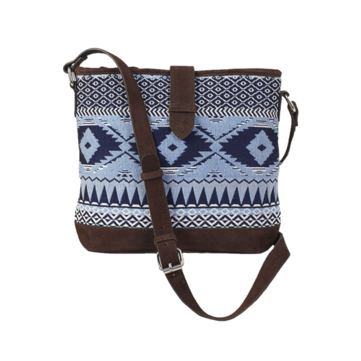 Ariat Ladies Madison Woven Concealed Carry Blue Crossbody Bag A770009102