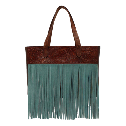 Ariat Ladies Claire Western Fringe Concealed Carry Brown Tote Bag A770010308