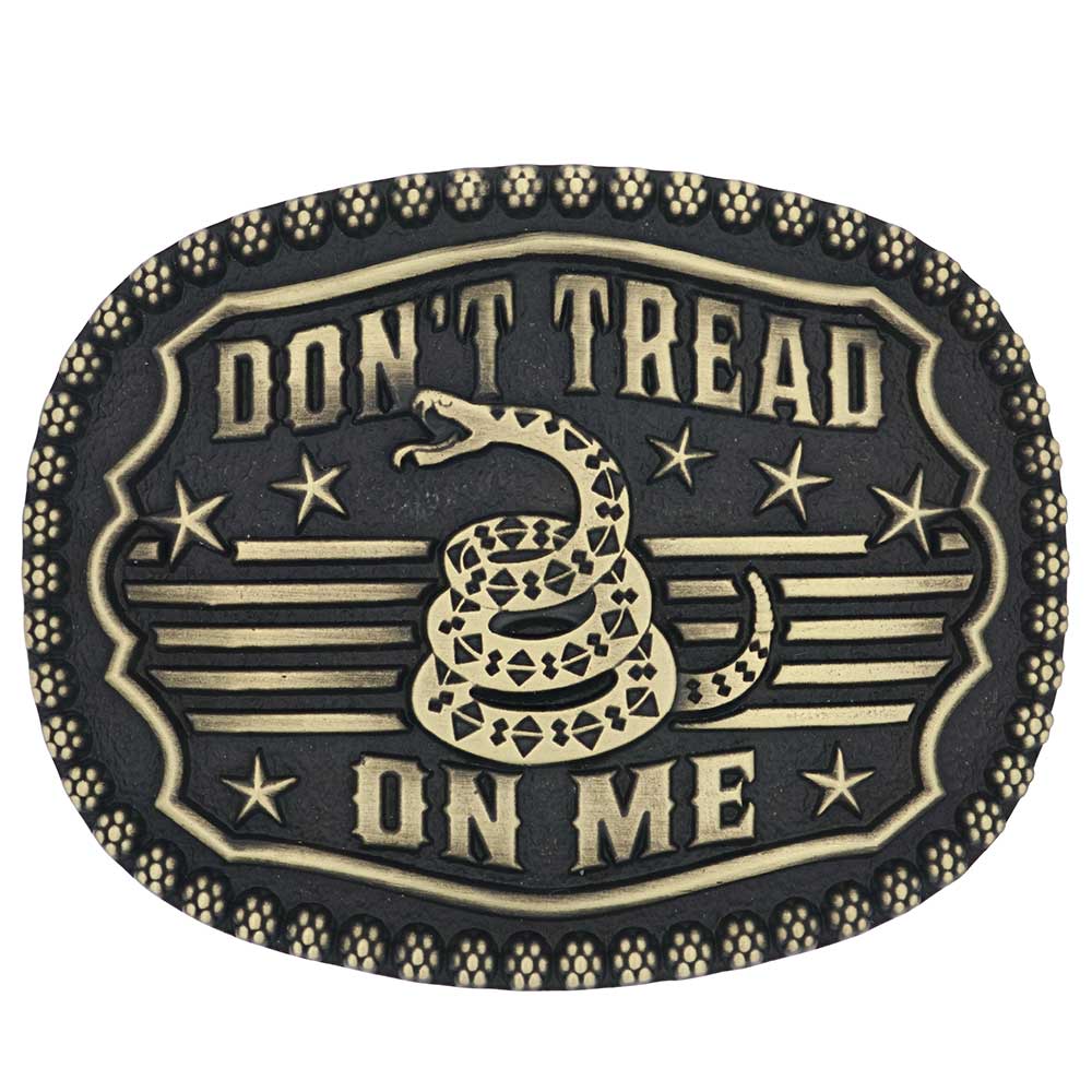 Montana Silversmiths Men's Don't Tread On Me Attitude Buckle A902
