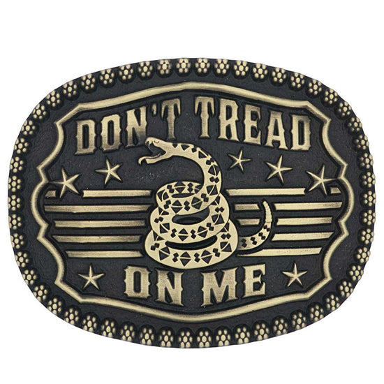 Montana Silversmiths Men's Don't Tread On Me Attitude Buckle A902
