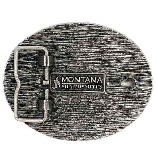 Montana Silversmiths Buffalo Nickel Attitude Belt Buckle A932
