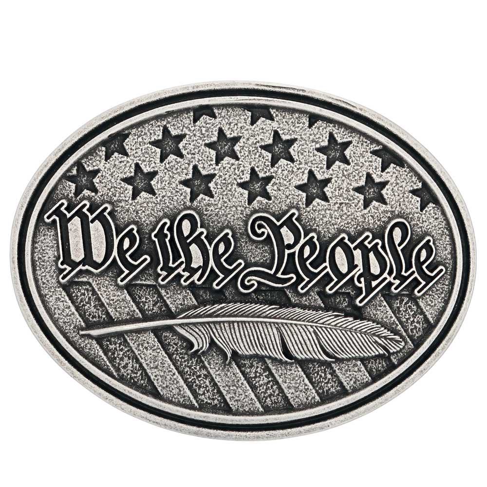 Montana Silversmiths® We The People Antiqued Attitude Buckle A946