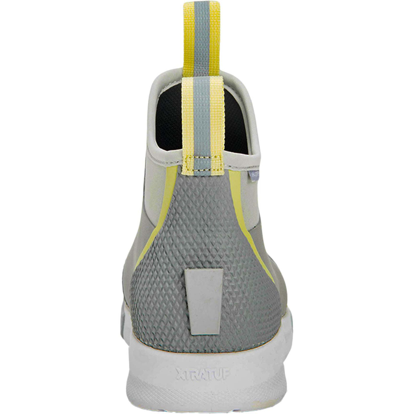 XTRATUF Ladies Ankle Deck Sport Gray & Yellow Boots ADSW108