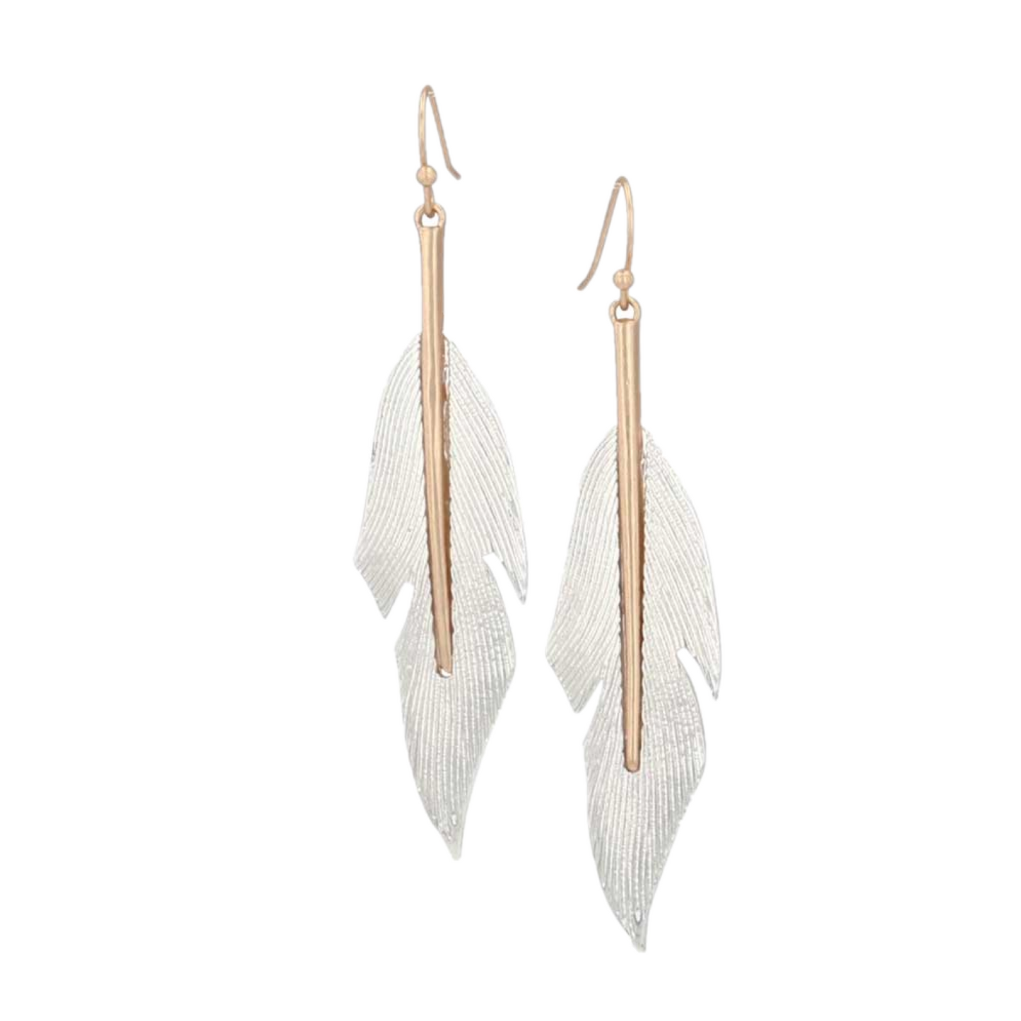 Load image into Gallery viewer, Montana Silversmiths Feather Descend Attitude Earrings AER5568
