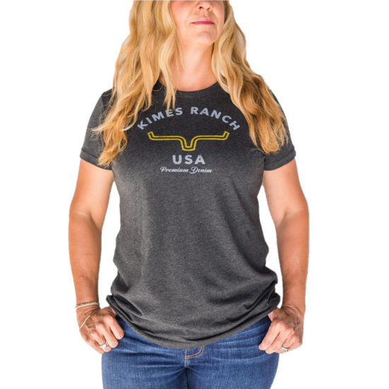 Kimes Ranch® Ladies Arch Black T-Shirt 130102