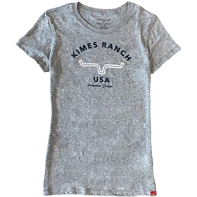 Kimes Ranch® Ladies Arch Heather Grey T-shirt 12010708