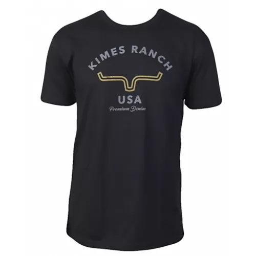 Kimes Ranch® Men's Arch Short Sleeve Black T-Shirt ARTSHRT-BLK