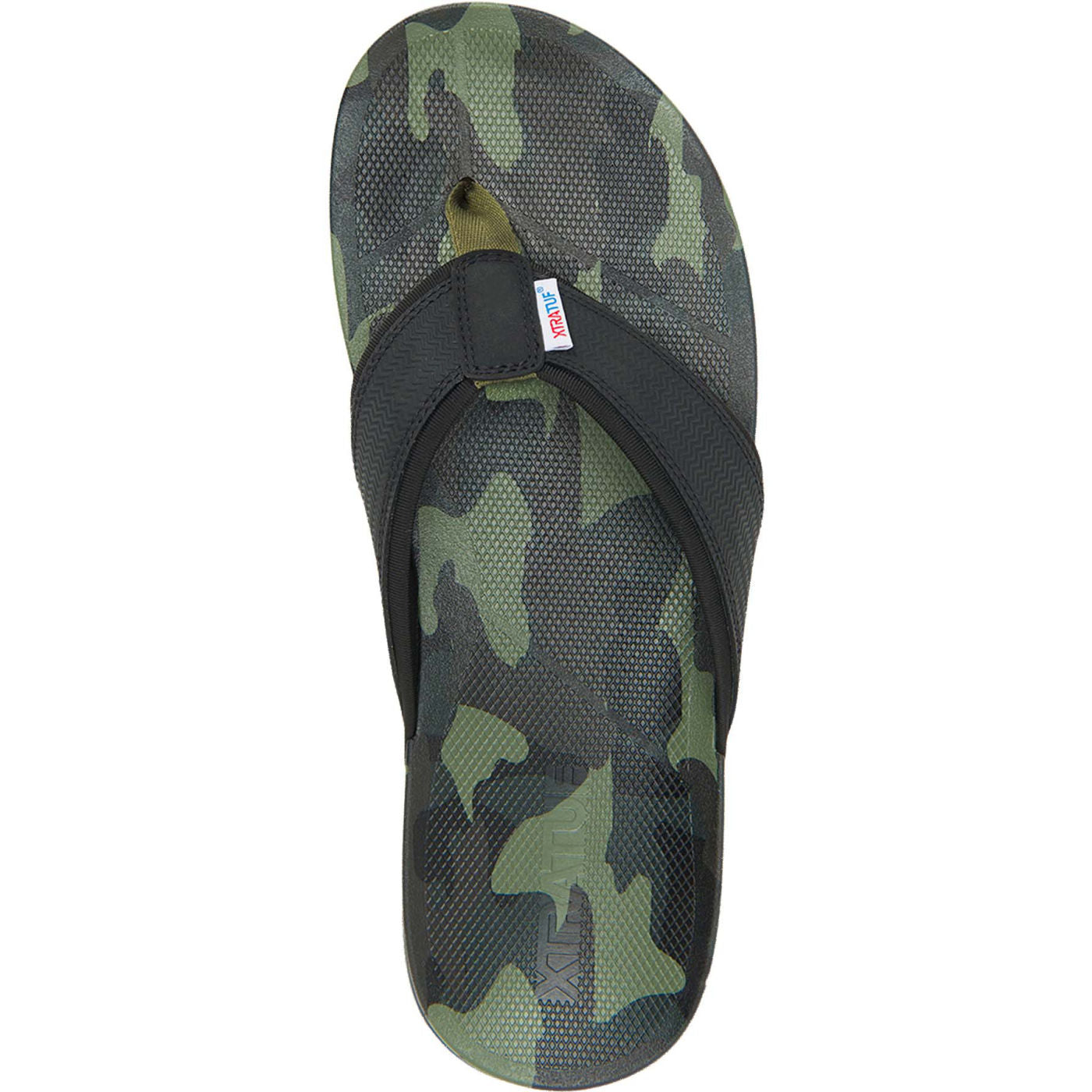 XTRATUF® Men's Auna Black & Camo Slip Resistant Sandal AUNM000