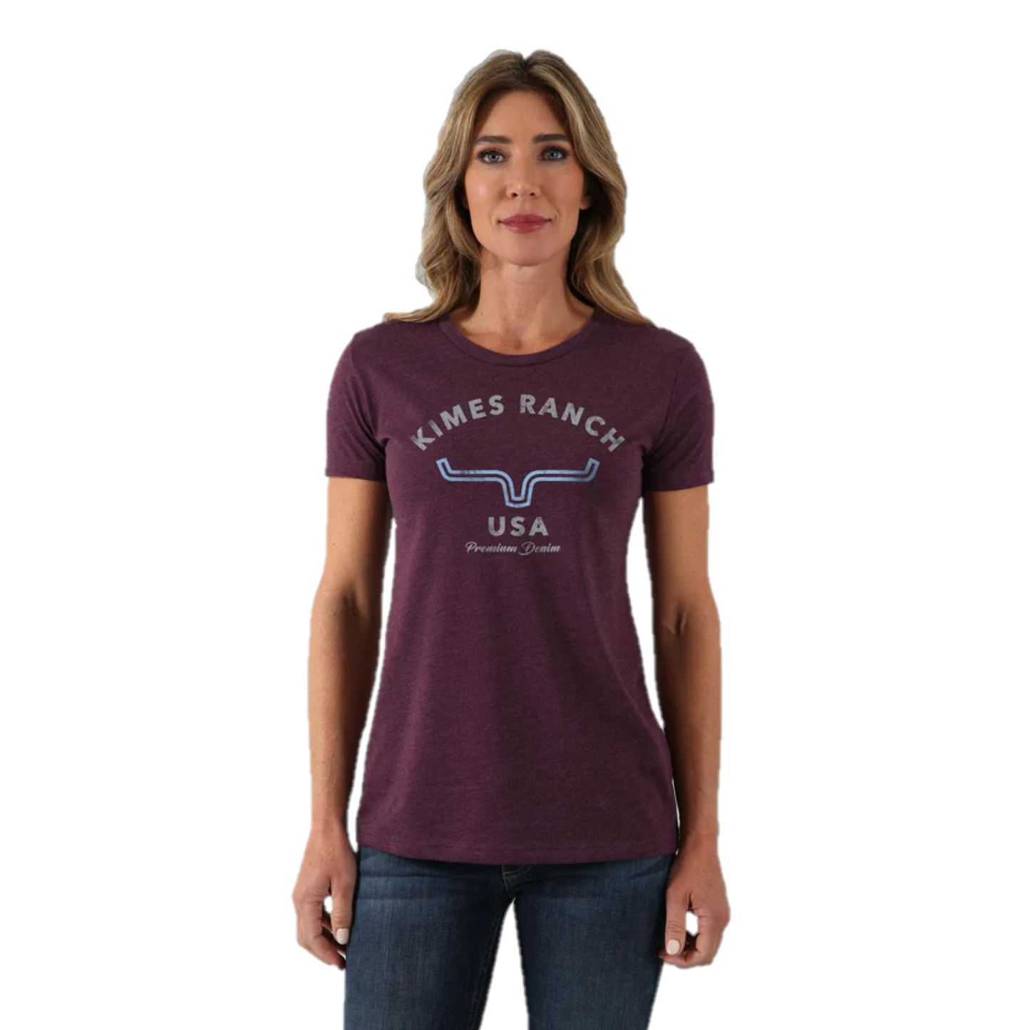 Kimes Ranch® Ladies Arch Plum Short Sleeve T-Shirt ARCH-PLUM