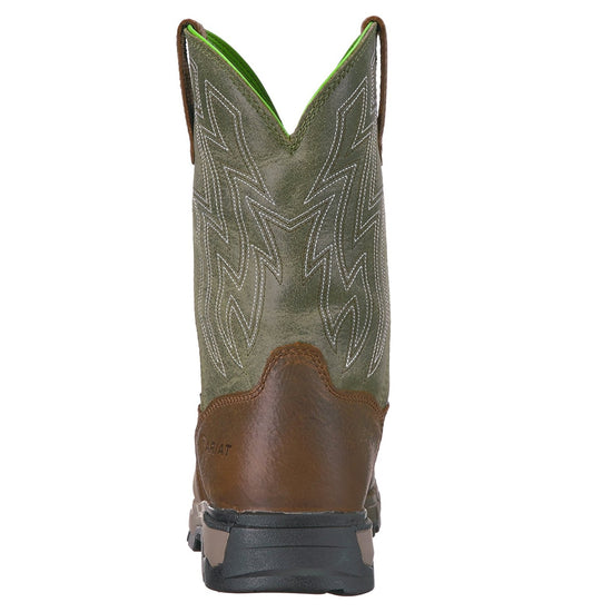 Ariat® Men's Rebar Flex Western H2O Rye Brown & Green Boots 10021485 - Wild West Boot Store