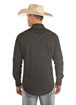 Load image into Gallery viewer, Rock &amp;amp; Roll Cowboy Men&amp;#39;s Retro Long Sleeve Snap Black Shirt B2S2334
