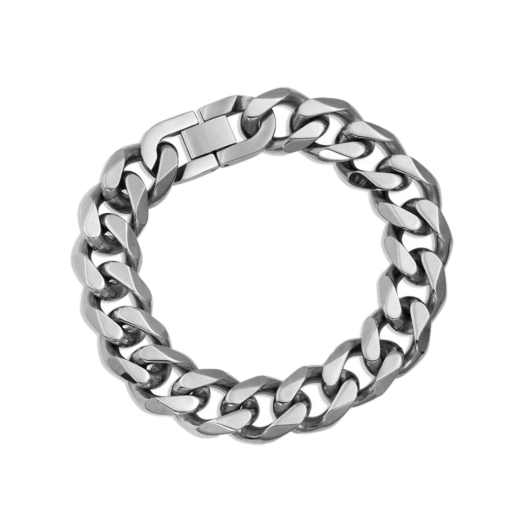 Montana Silversmiths Cuban Link Silver Chain Bracelet BC4331