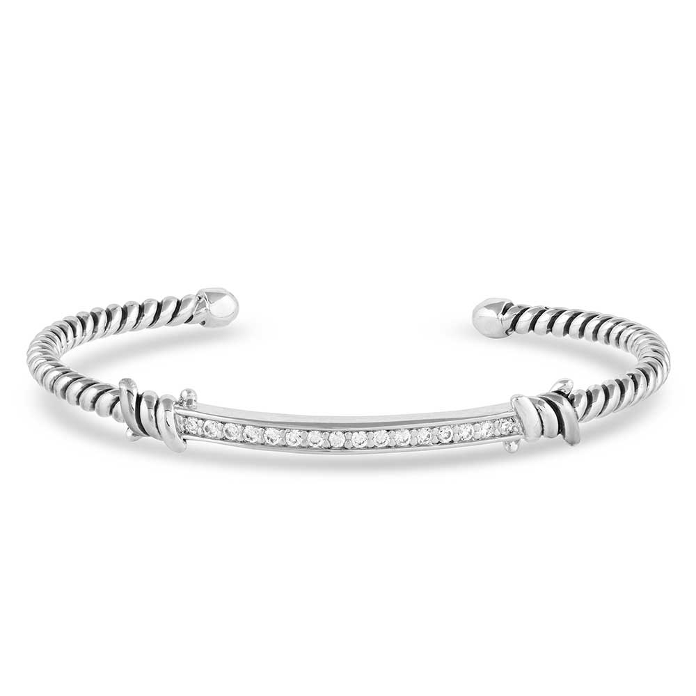 Montana Silversmiths® Tied Up Crystal Barbedwire Bracelet BC5374
