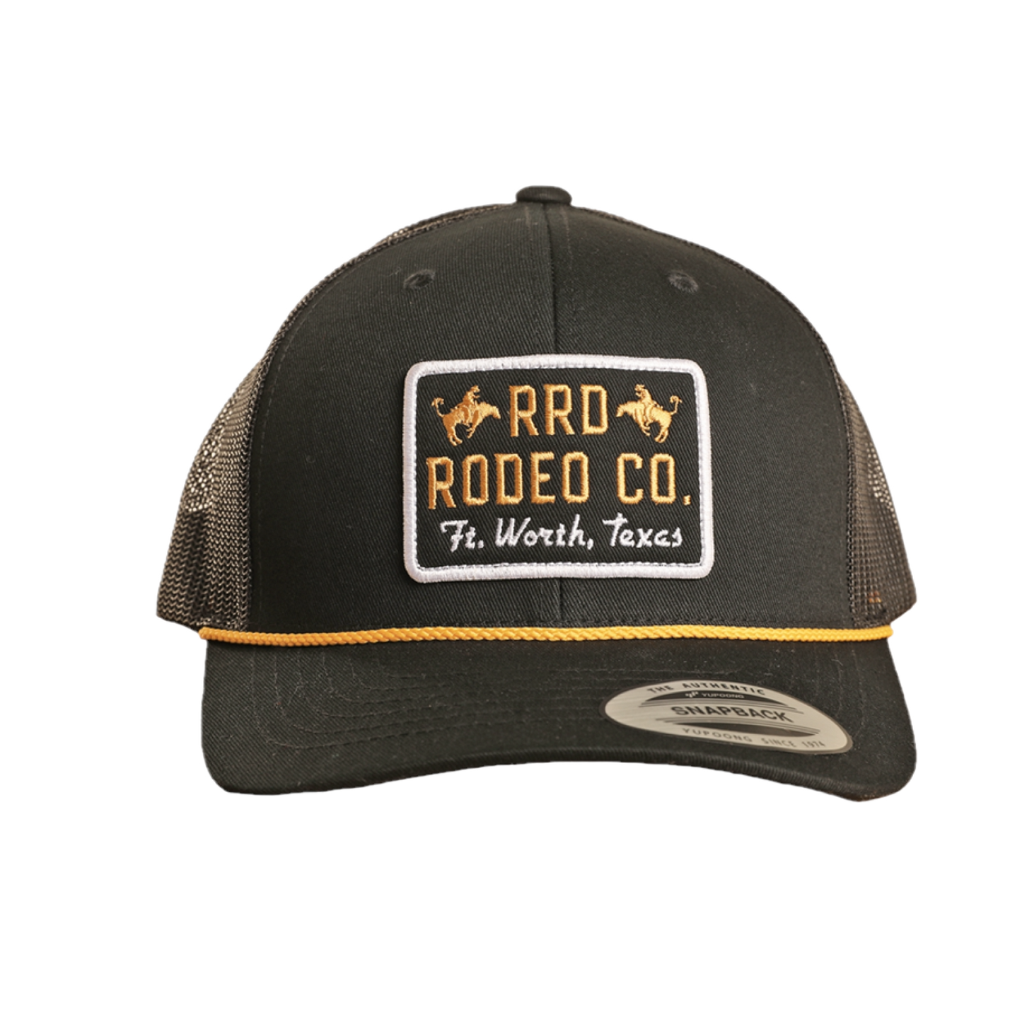 Dale Brisby "RRD Rodeo Co." Black Curved Bill Trucker Cap BU40X02593