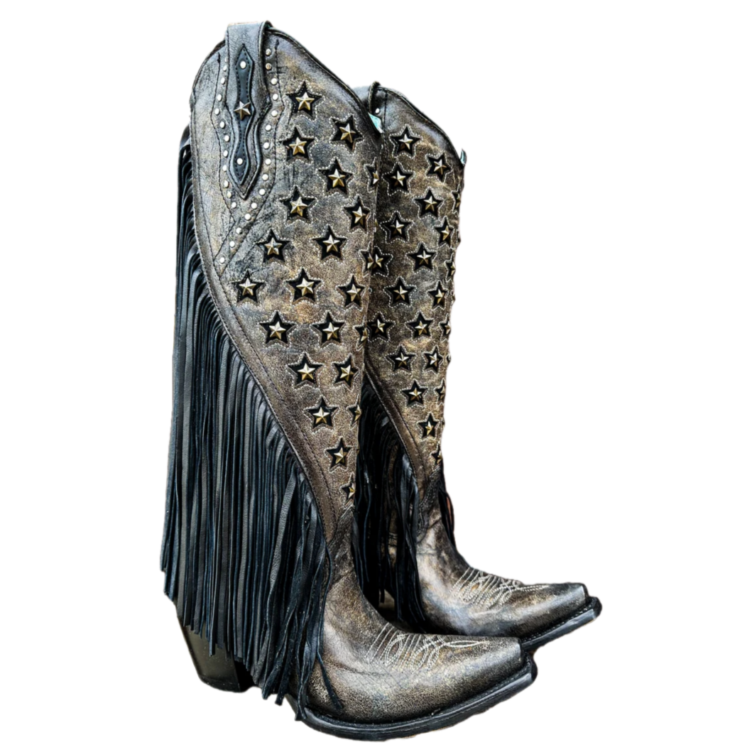 Corral black studded boots clearance