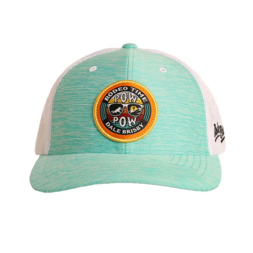 Load image into Gallery viewer, Rock &amp;amp; Roll Denim Dale Brisby Logo Turquoise Snapback Cap CBC8641
