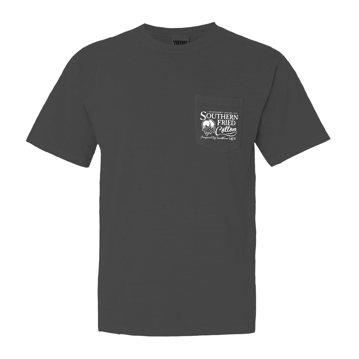 Southern Fried Cotton Ladies Rise & Shine Pepper SS T-Shirt SFM11583