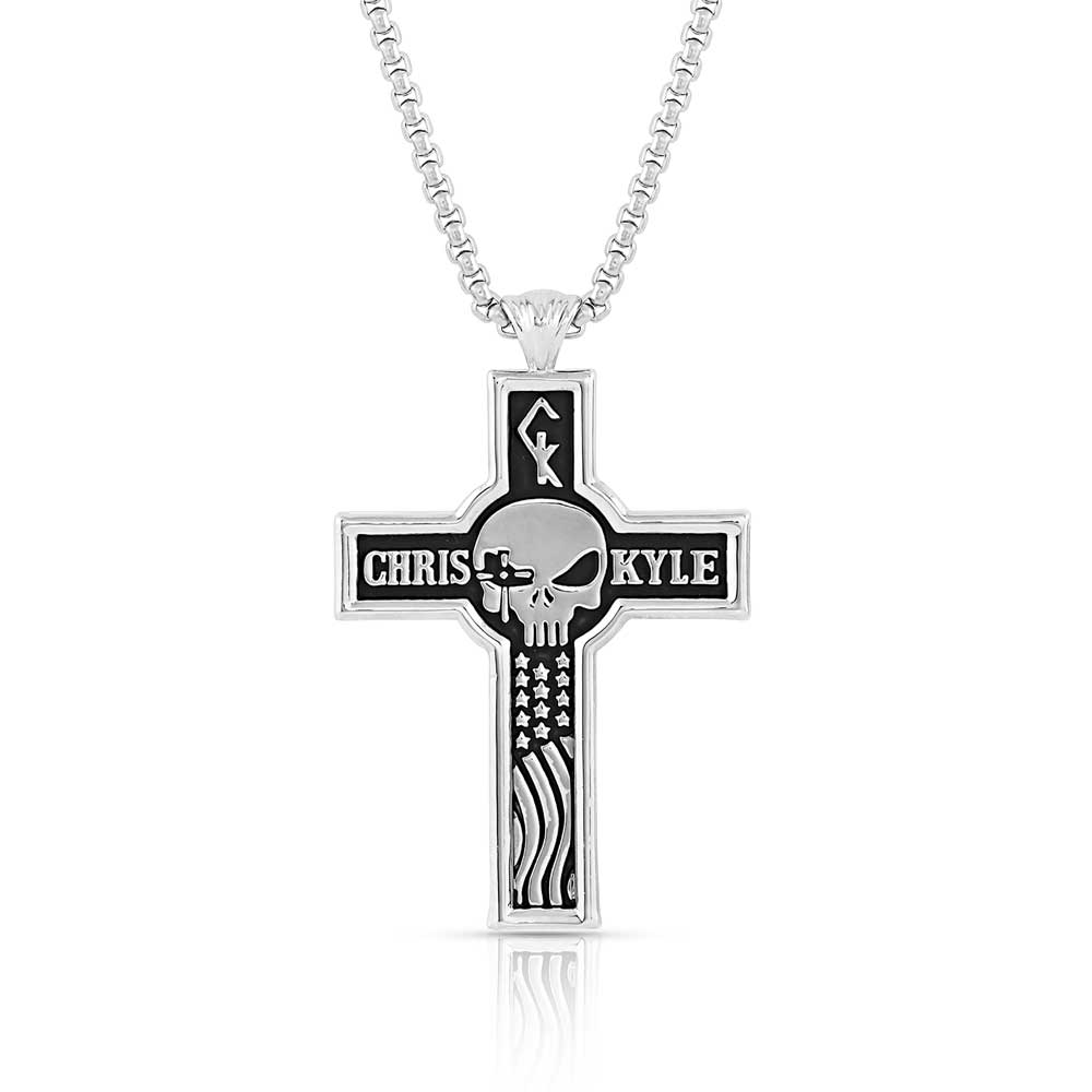 Montana Silversmiths® Combat Zone Cross Necklace CKNC5105