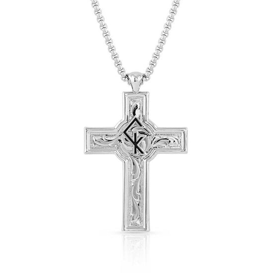 Montana Silversmiths® Combat Zone Cross Necklace CKNC5105