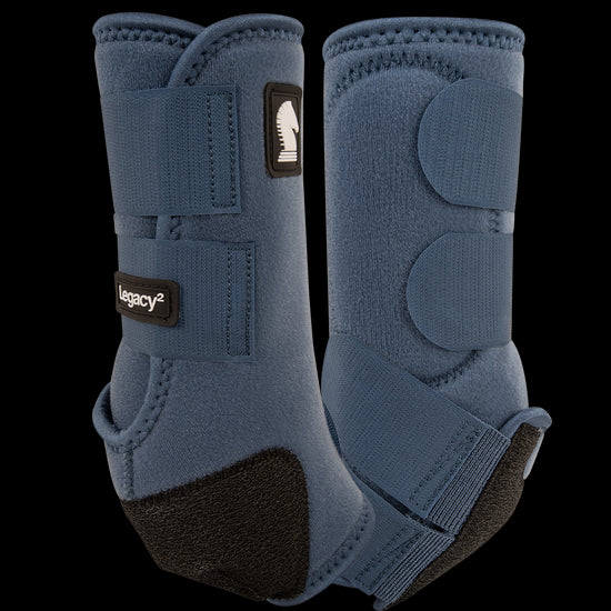 Classic Equine Legacy2 Front Support Boots Dark Denim