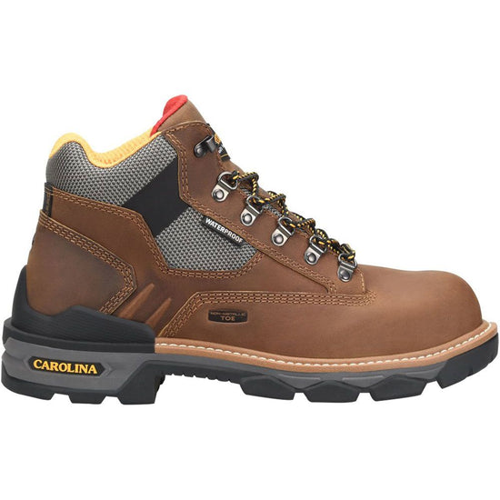 Carolina Men's 5" Constructer Waterproof Composite Toe Brown Hiker Boots CA7832