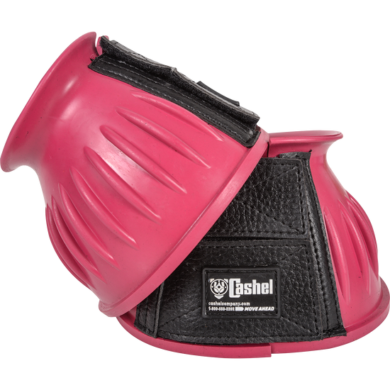 Cashel Rubber Bell Boots Pink