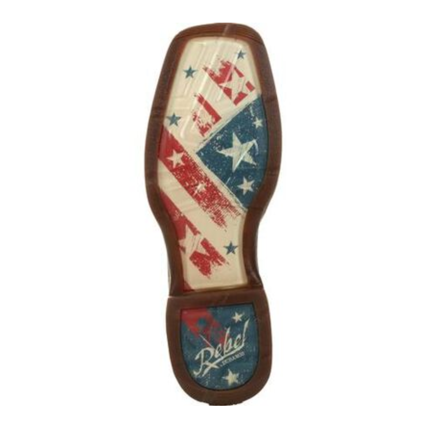 Load image into Gallery viewer, Durango® Men&amp;#39;s 12&amp;quot; Rebel Bay Brown &amp;amp; White Flag Western Boots DDB0312
