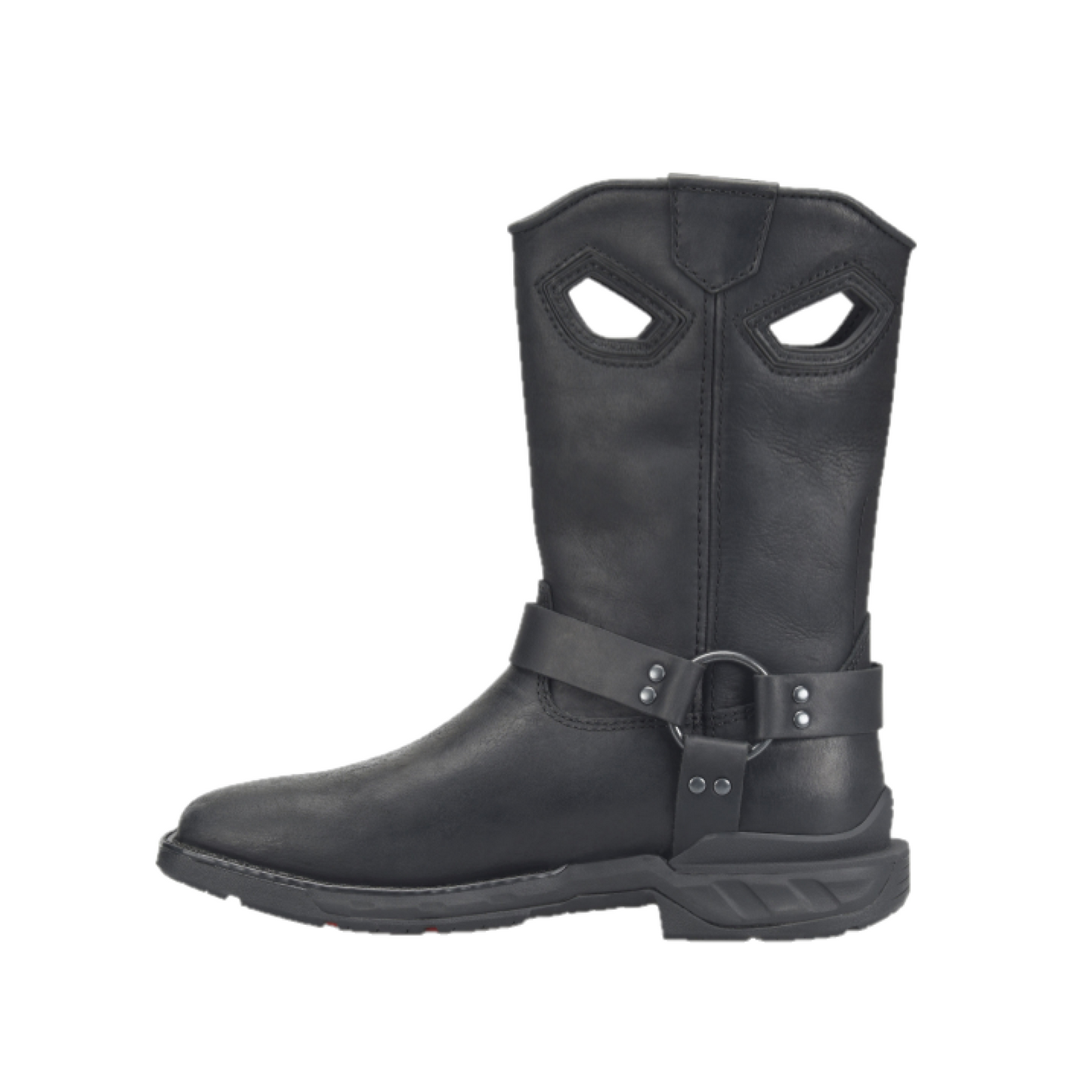 Double H® Men's Black 11" Wide Square Toe Harness Roper Boots DH5431