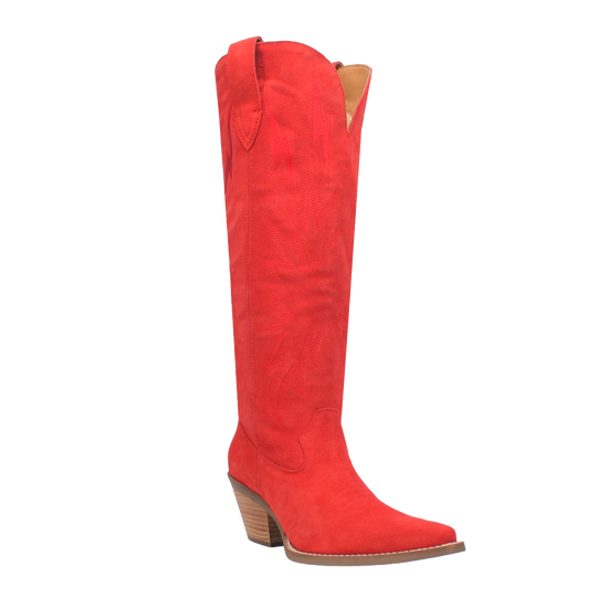 Dingo Ladies Thunder Road Red Tall Western Boots DI597-BK