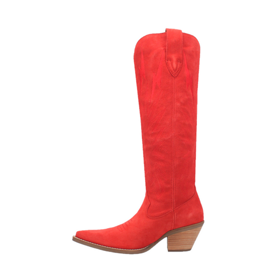 Dingo Ladies Thunder Road Red Tall Western Boots DI597-RD