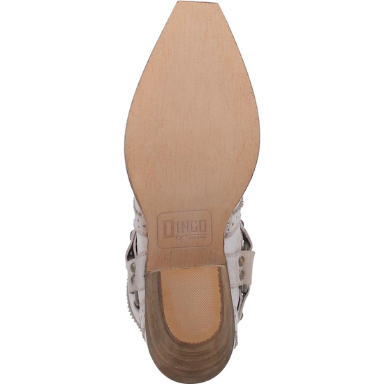 Dingo® Ladies Off White Gummy Bear Western Bootie DI747-WH7